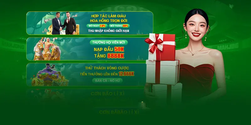Khuyến mãi OK365 đa dạng chương trình hấp dẫn cho người chơi